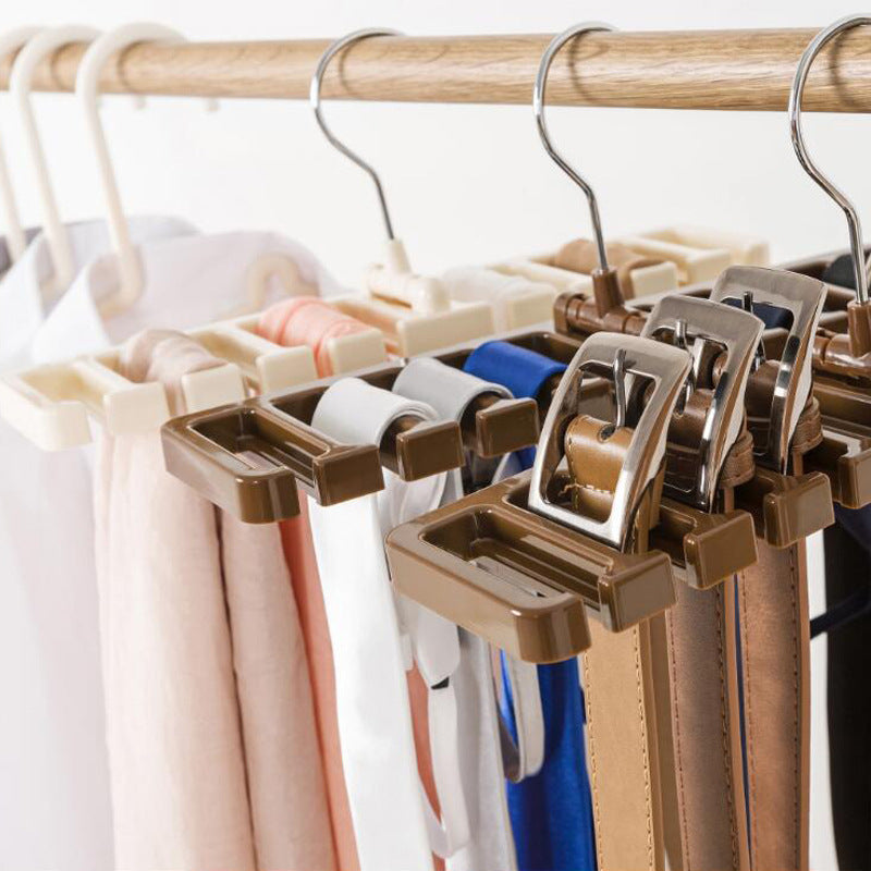 Tie Hanger Wardrobe Belt Rotating Organizer Rack_2