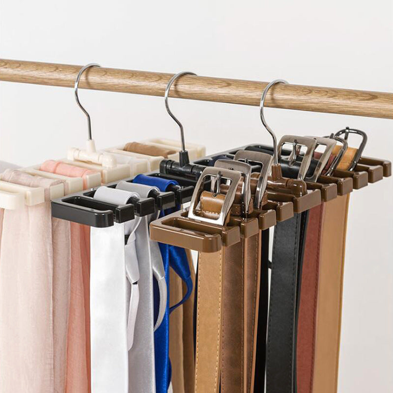 Tie Hanger Wardrobe Belt Rotating Organizer Rack_0