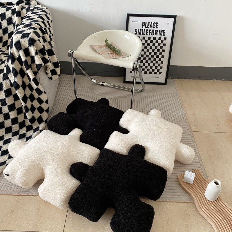 Stuffed Puzzle Shaped Cushion