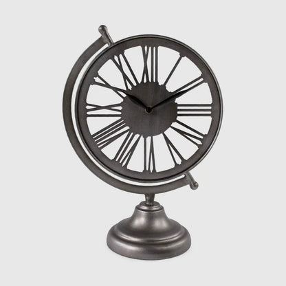 Global Iron Table Clock