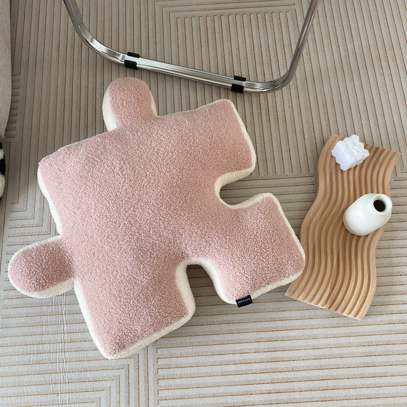 Stuffed Puzzle Shaped Cushion