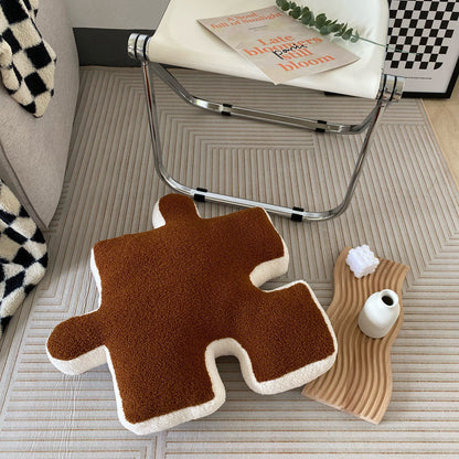 Stuffed Puzzle Shaped Cushion