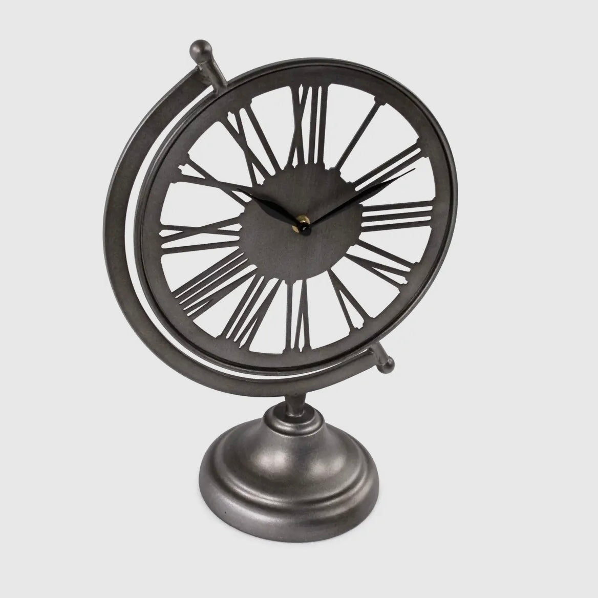 Global Iron Table Clock