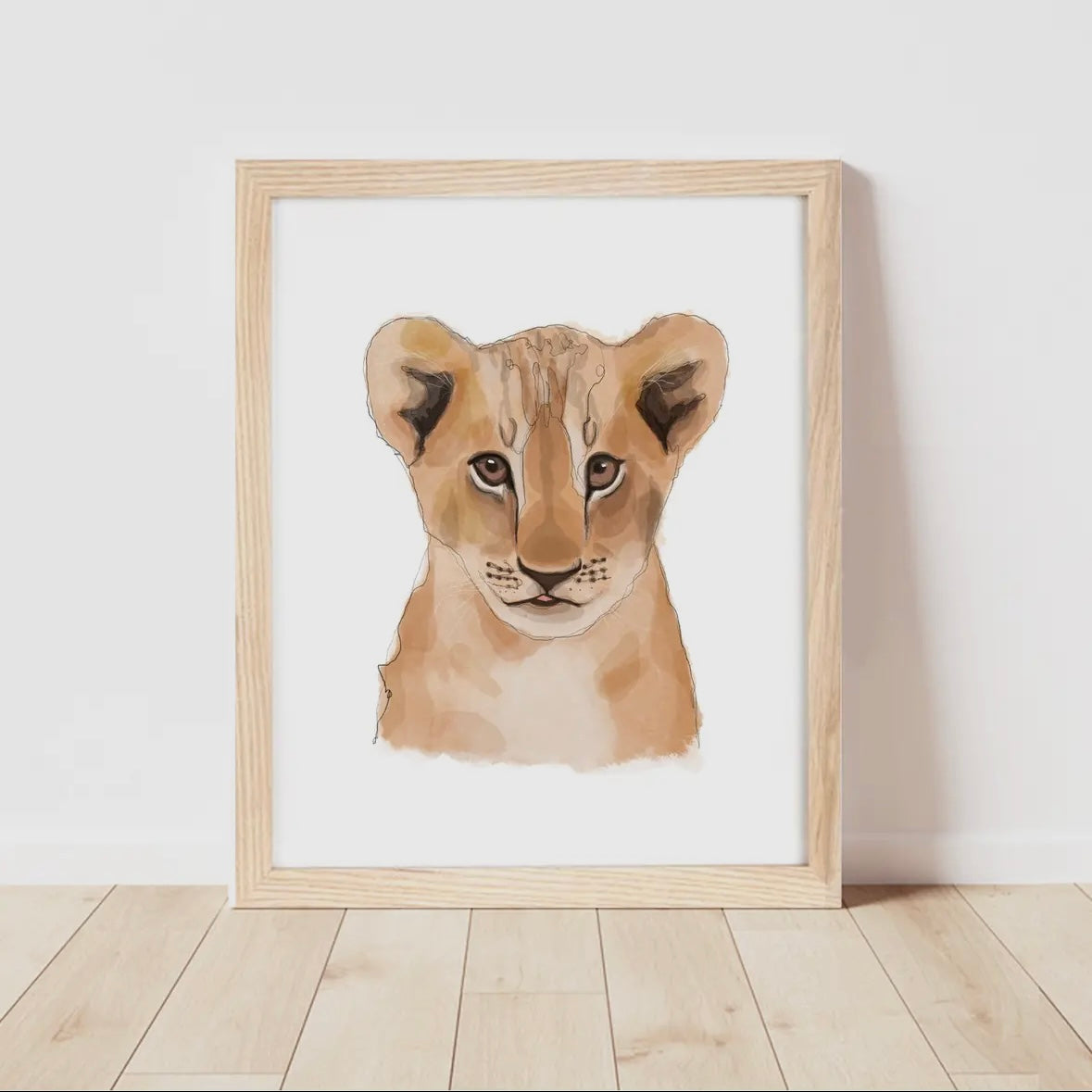 The Safari Nursery Wall Art