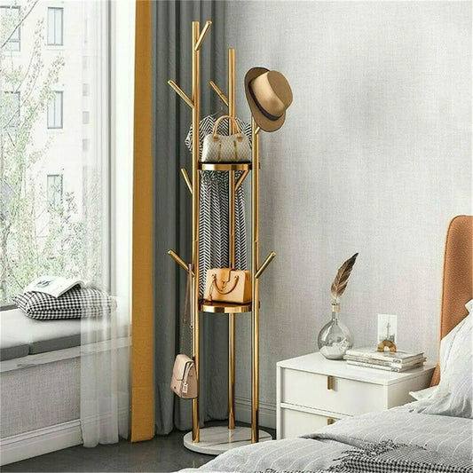 Marble Metal Coat Rack