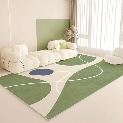 Minimalistic Nordic Rug - Green