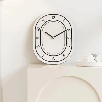 Minimalist White Wall Clock