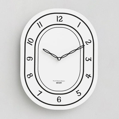 Minimalist White Wall Clock