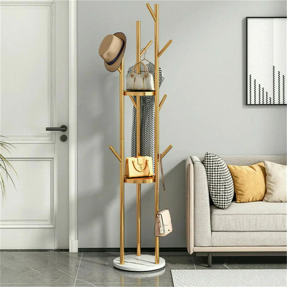 Marble Metal Coat Rack