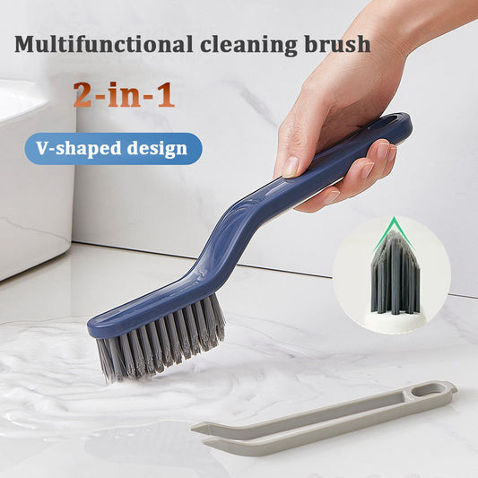 2-in-1 Multipurpose Bathroom Brush / Convenient Household Cleaning Tools