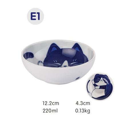 Japanese Style - Cat Ceramic Bowl