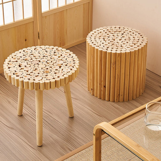 Japanese Log Table and Stool