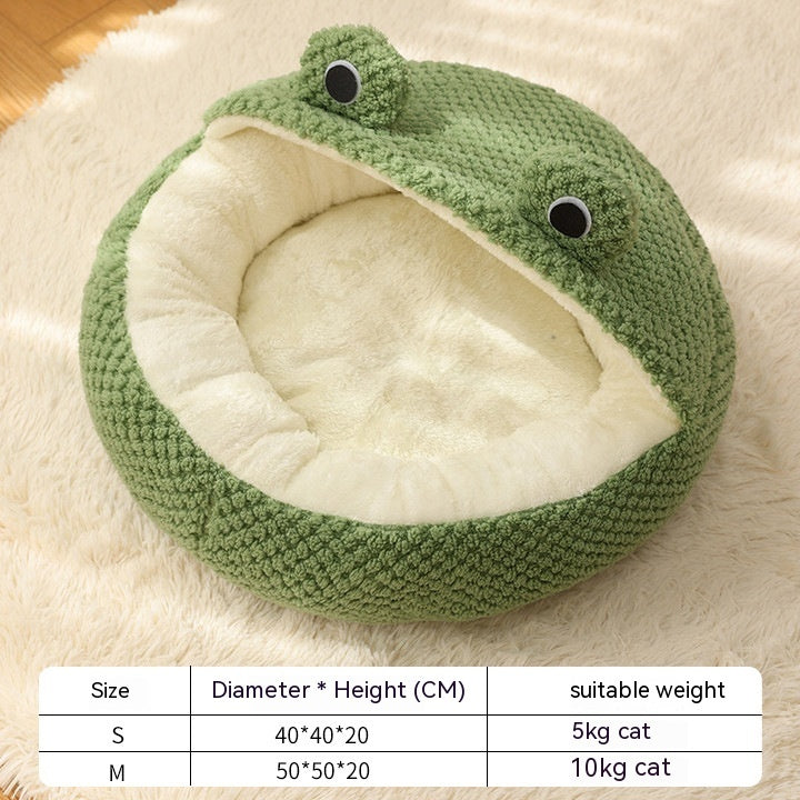 Frog Series - Winter Bed