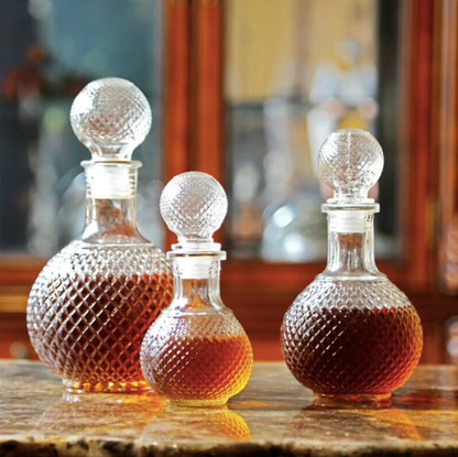 Homerely - Round Crystal Decanter